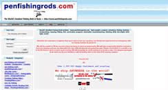 Desktop Screenshot of penfishingrods.com